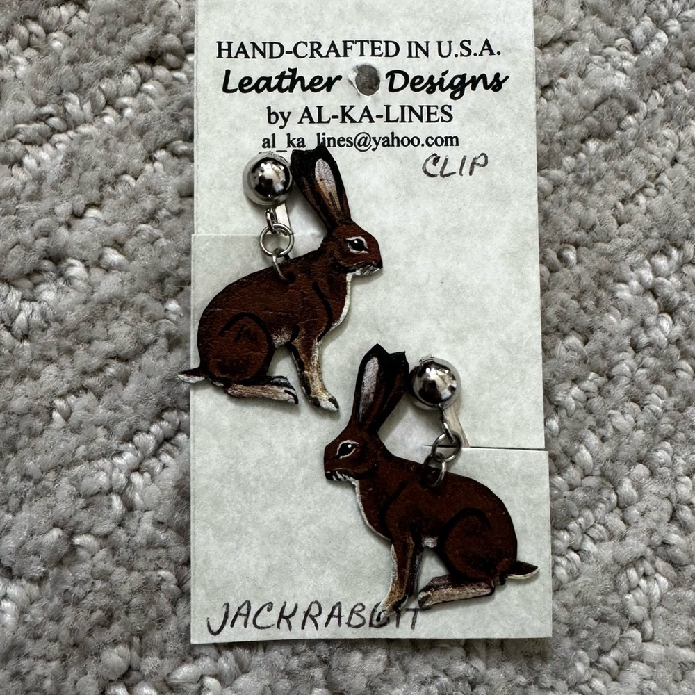 Jackrabbit Clip-On Earrings